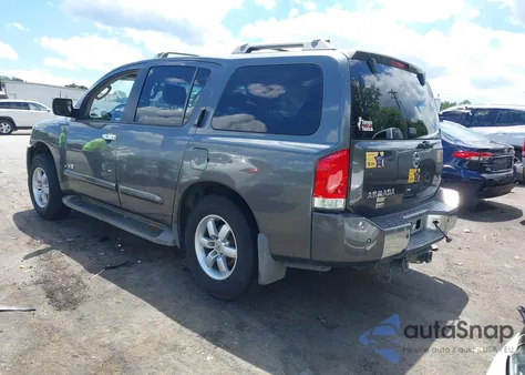 2007 Nissan Armada Le z USA, uszkodzony, nr VIN 5N1BA08C27N723913